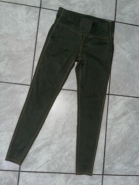 Athleta Dark Olive High-Rise Performance Leggings